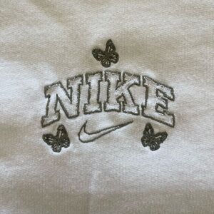 Nike crewneck with butterflies